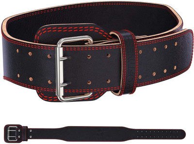 

QUINERGYS ® Gym Fitness Workout Ergonomic Lumbar Weight Lifting Belt Lumbar Support (, Multicolor-20, Black