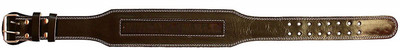 

QUINERGYS ® Fusion 4 Inch Leather Weight Lifting Belt Back Support (, Multicolor-16, Black