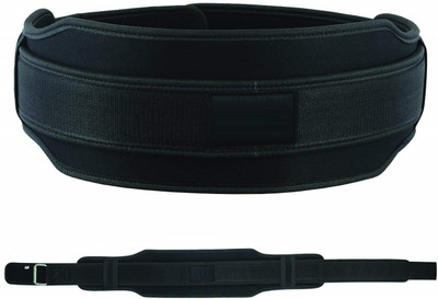 

QUINERGYS ™ Neoprene Back Support Belt With Speed Fit Velcro Closure Back Support (, Multicolor-34, Black