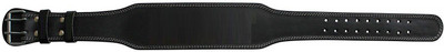 

QUINERGYS ™ Fusion 4 inch Leather courted power lifting back support belt Back Support (, Multicolor-10, Black
