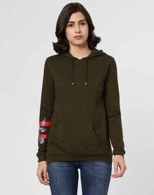 PROVOGUE Full Sleeve Floral Print Women Sweatshirt