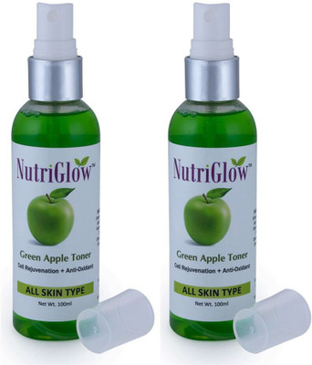 

NutriGlow PACK OF 2 GREEN APPLE TONER(100 ml)