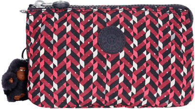 

Kipling Cosmetic Pouch(Pink), Pink chevron