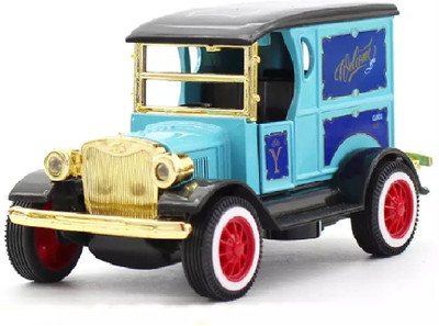 

Miss & Chief Amazing 1:32 Diecast Metal Vintage VIP Auto Pull Back Car Toy with Light and Sound Effects(Multicolor)