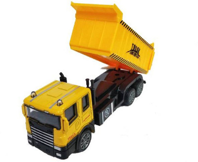 

Miss & Chief Battery Operated Dumpster Mixer Pull Back Vehicle Truck Toy with Light and Sound(Multicolor)