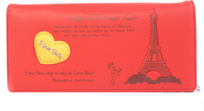 

b4bags Girls Red Artificial Leather Wallet(4 Card Slots)