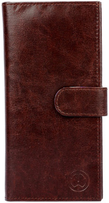 

InW Women Brown Artificial Leather Wrist Wallet(8 Card Slots)