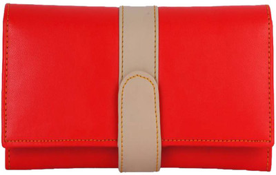 

FRIENDS & COMPANY Women Red Artificial Leather Wallet(5 Card Slots)