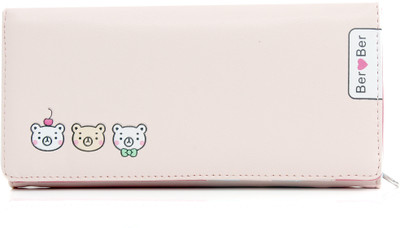 

b4bags Girls Beige Artificial Leather Wallet(4 Card Slots), Pearl bush