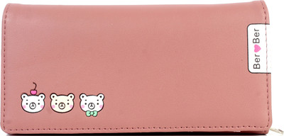 

b4bags Girls Brown Artificial Leather Wallet(4 Card Slots), Rosy brown