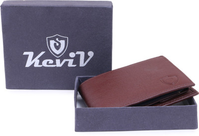 

Keviv Men Brown Artificial Leather Wallet(12 Card Slots)