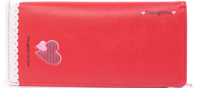 

b4bags Girls Red Artificial Leather Wallet(4 Card Slots)