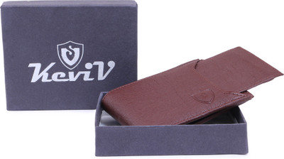 

Keviv Men Brown Artificial Leather Wallet(10 Card Slots)