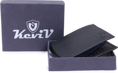 

Keviv Men Black Artificial Leather Wallet(12 Card Slots)