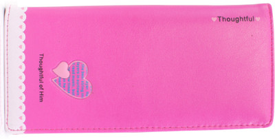 

b4bags Girls Maroon Artificial Leather Wallet(4 Card Slots), Brilliant rose