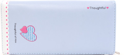 

b4bags Girls Blue Artificial Leather Wallet(4 Card Slots), Sky blue