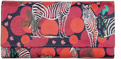 

India Circus Women Red Artificial Leather Wallet(12 Card Slots)