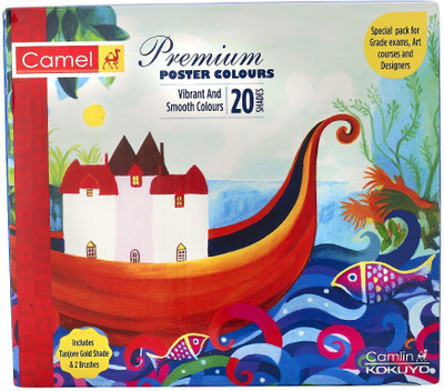 

Camel Premium Poster Colours - 20 Shades