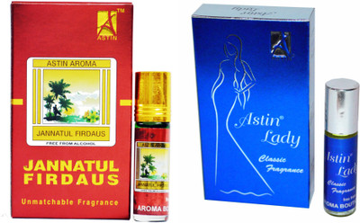 

Astin Jannatul Firdaus and Blue Lady Special UAE Edition Floral Attar(Jannat ul Firdaus)