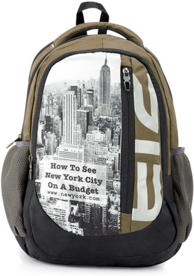 

TLC New York 16 L Laptop Backpack(Brown)