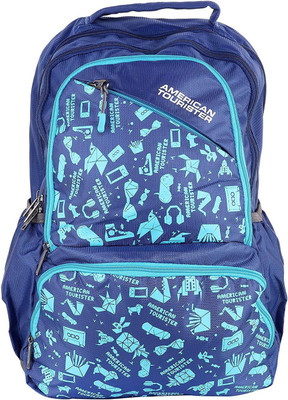

American Tourister AMTDOODLE01BLU01 38 Backpack(Blue), Ind blue