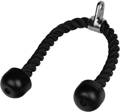 

Fosco Biceps Triceps Rope Triceps Bar for Fitness Workouts - Black Triceps Bar(Black)