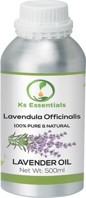 

Ks Essentials 100% Pure & Natural Lavender Essential Oil (Lavendula Officinalis) (500ml )(500 ml)