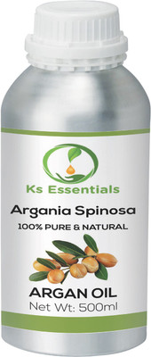 

Ks Essentials 100% Pure Argan Carrier Oil (Argania Spinosa) (500 Ml) Hair Oil(500 ml)