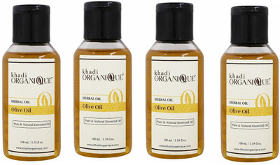 

Khadi Organique KhadiOrganique Oilve Oil - Pack Of 4 (100ml)(400 ml)