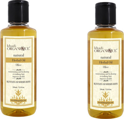 

Khadi Organique KhadiOrganique Oilve Oil - Pack Of 2 (210ml)(420 ml)