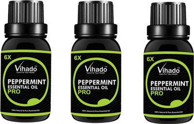 

VIHADO Peppermint essential oil 6X PRO (25 ML) (Pack of 3)(25 ml)