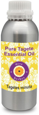 

Deve Herbes Pure Tagete Essential Oil 630ml (Tagetes minuta) 100% Natural Therapeutic Grade Steam Distilled(630 ml)