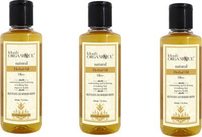 

Khadi Organique KhadiOrganique Oilve Oil - Pack Of 3 (210ml)(630 ml)