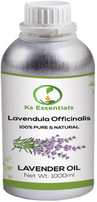 

Ks Essentials 100% Pure & Natural Lavender Essential Oil (Lavendula Officinalis) (1000ml )(1000 ml)