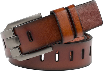 

Bacchus Men Casual Brown Artificial Leather Belt