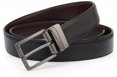 

COOVS Men Casual, Formal Black, Brown Texas Leatherite Reversible Belt
