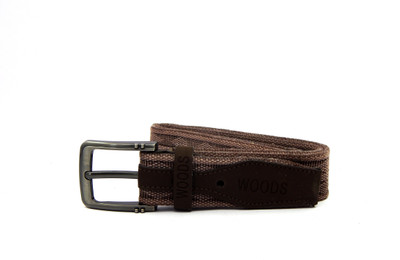 

WOODS Men Formal, Casual Brown Canvas, Fabric Belt