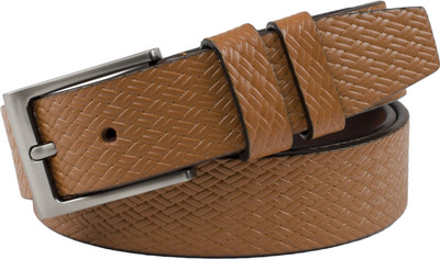 

Bacchus Men Casual Tan Genuine Leather Belt