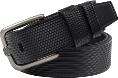 

Bacchus Men Casual Black Genuine Leather Belt