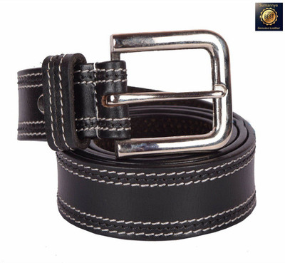 

SUMANNYA Men Formal Black Genuine Leather Belt