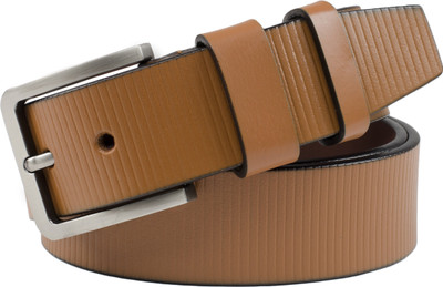 

Bacchus Men Casual Tan Genuine Leather Belt