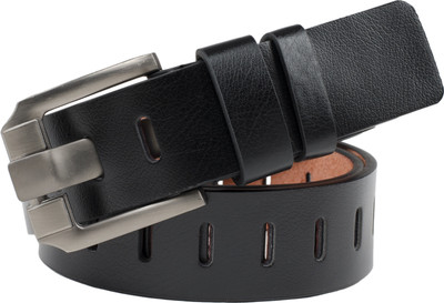 

Bacchus Men Casual Black Artificial Leather Belt
