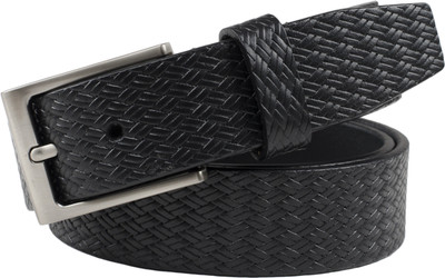 

Bacchus Men Casual Black Genuine Leather Belt