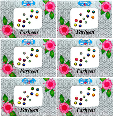 

Farheen BHABHI JI GHR PER HAIN FANCY BINDI FOREHEAD Multicolor Bindis(INDIAN FANCY BINDI)