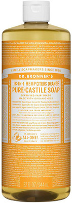 

Dr. Bronner's Pure-Castille Liquid Soap - Citrus, 32 Oz(944 ml)