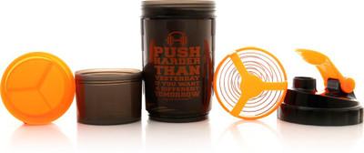 

My 60 Minutes Gym Shaker 500 ml Shaker(Pack of 1, Black)