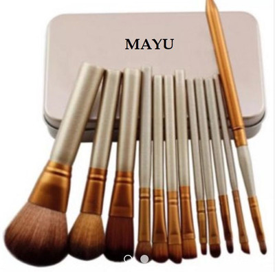 

mayu makeup brush set of 12(Pack of 1)