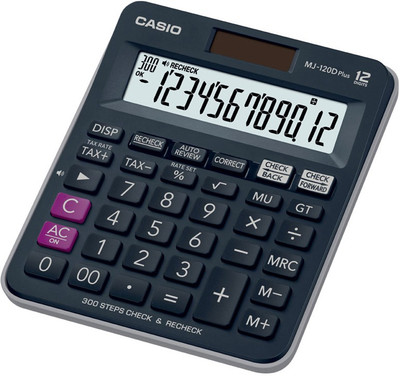 

Casio MJ-120DPLUS-BU Desktop Basic Calculator(12 Digit)
