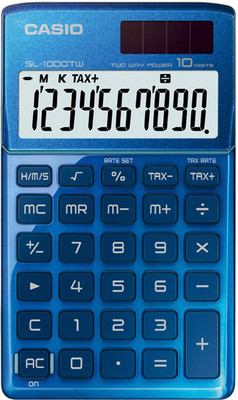 

Casio SL-1000TW-BU Portable Basic Calculator(10 Digit), Blue