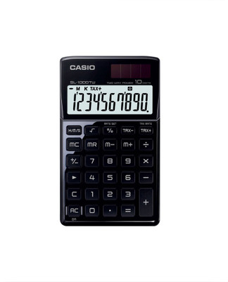 

Casio SL-1000TW-BK Portable Basic Calculator(10 Digit)
